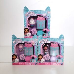 Dreamworks Gabby's Dollhouse Frienship Packs - Cakey Cat, Kitty Fairy and Gabby